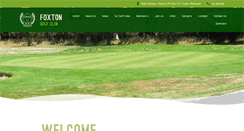 Desktop Screenshot of foxtongolf.co.nz